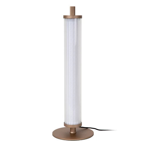 Lucide VALENTINE - Tischlampe - Ø 15 cm - LED Dim. - CCT - 1x15W 2200K/3000K - Champagner Farbe - Vibes - ausgeschaltet